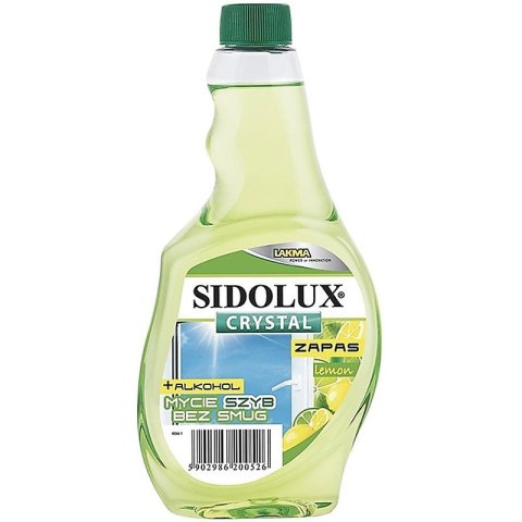 Płyn do szyb Sidolux 500ml zapas Cytryna