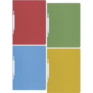 Skoroszyt DONAU, preszpan, A4, twardy, 390gsm, żół