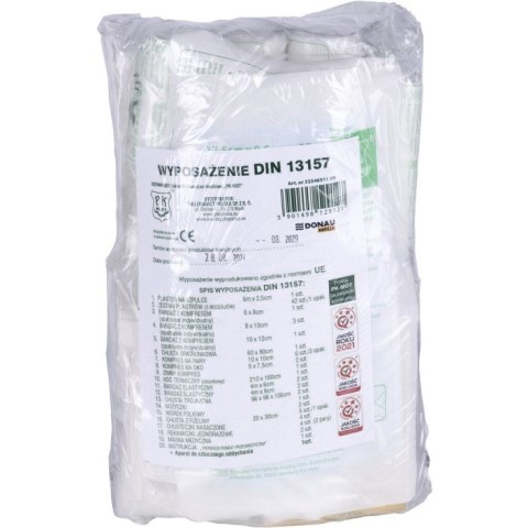 Wyposażenie apteczki Donau Safety DIN 13157 (+ ustnik)