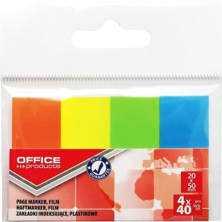 Zakładki indeksujšce OFFICE PRODUCTS, PP, 20x50mm,