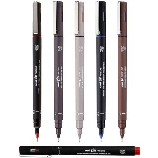 Cienkopis kreślarski Uni Pin-200 0.1mm sepia