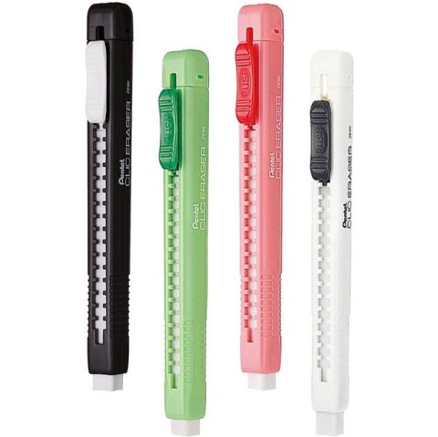 Gumka wysuwana Pentel Clic Eraser ZE80 biała