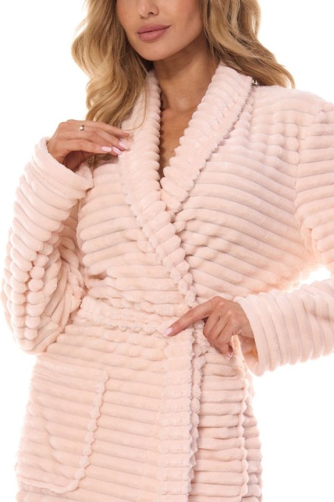 Szlafrok Ritta długi 2415 Morela