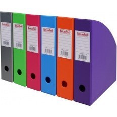 POJEMNIK NA DOKUMENTY BIURFOL A4/10cm SREBRNY