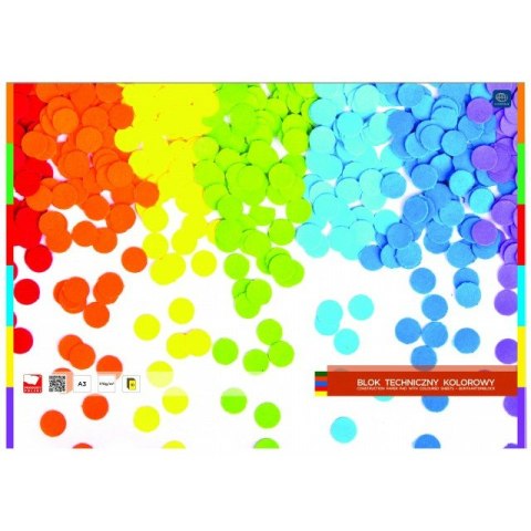 Blok techniczny Interdruk A3/10k kolorowy