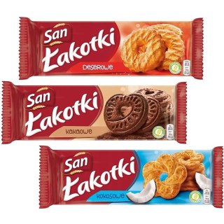 CIASTKA SAN ŁAKOTKI 168g KAKAOWE