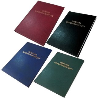 Dziennik korespondencyjny A4 192 kartki granatowy