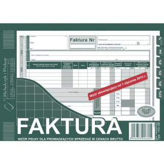 FAKTURA BRUTTO A5 (O+1K)