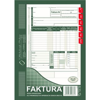 FAKTURA BRUTTO A5 (O+1K)