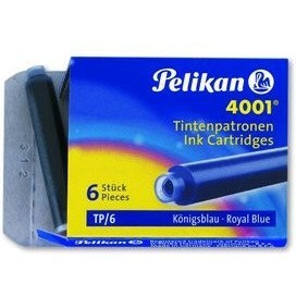 Naboje do pióra wiecznego krótkie zielone PELIKAN