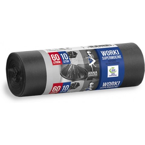 WORKI NA ŚMIECI 60L LDPE CZARNE (10)