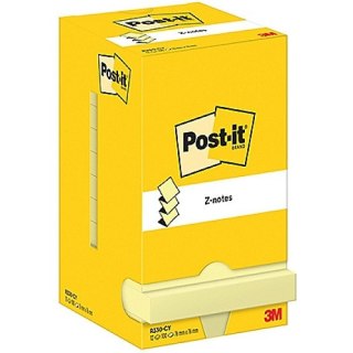Karteczki Post-it Z-Notes 76x76mm (R330-CY) żółte (12x100)