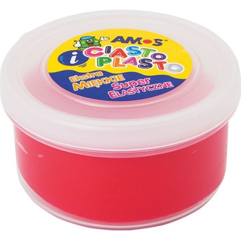 Masa plastyczna Amos Ciasto-Plasto 30g czerwona