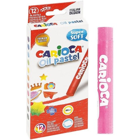 Pastele olejne Carioca 12 kolorów