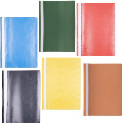 Skoroszyt OFFICE PRODUCTS, 120/180 mic, PP, czerwo