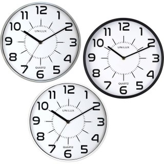 Zegar Unilux Pop 28.5cm czarny
