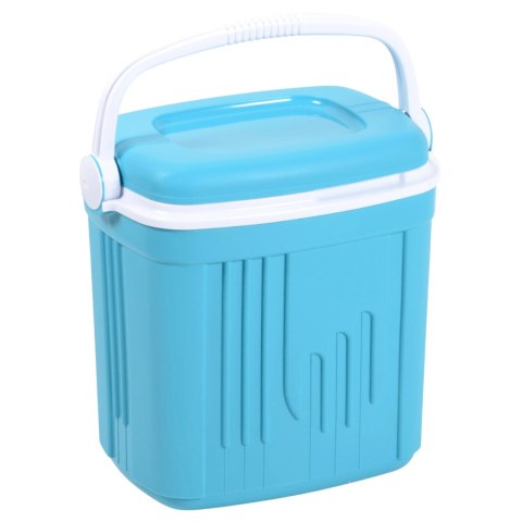 Lodówka turystyczna 20L KAMAI ICEBERG na wkłady mrożące, turkusowa z białą rączką Lodówka turystyczna 20L KAMAI ICEBERG na wkłady mrożące, turkusowa z białą rączką
