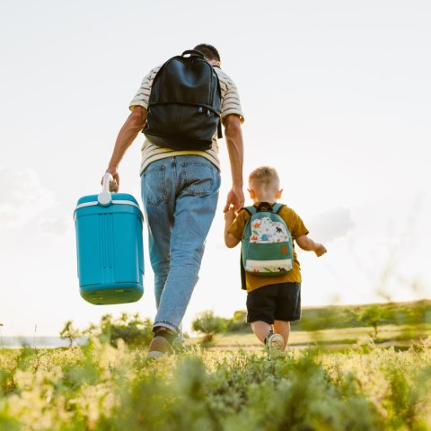 Lodówka turystyczna 20L KAMAI ICEBERG na wkłady mrożące, turkusowa z białą rączką Lodówka turystyczna 20L KAMAI ICEBERG na wkłady mrożące, turkusowa z białą rączką