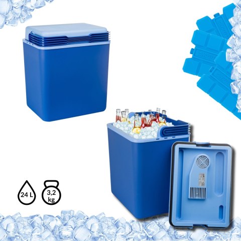 Lodówka turystyczna samochodowa KAMAI CB ECO 24L - 12V/230V Lodówka turystyczna samochodowa KAMAI CB ECO 24L - 12V/230V